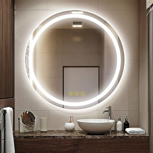 LED Mirror X-202 Round 1200 Frontlit