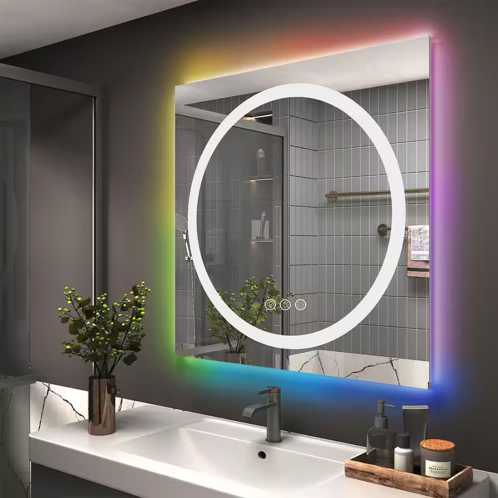 LED Mirror X-202 Round 1000 Frontlit