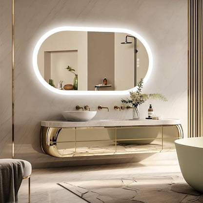 LED Mirror Y-302 Oval 1200*600 Horizontal Frontlit