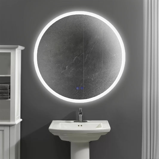 Mirror in Round Shape with LED- MIRO1000